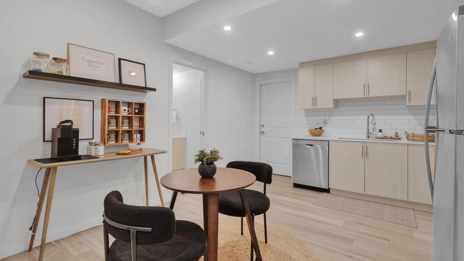 Villa 1 Bedroom Suite Stylish Coffee Station Stocked Edmonton